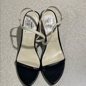 Nine West Black and Cream Heels